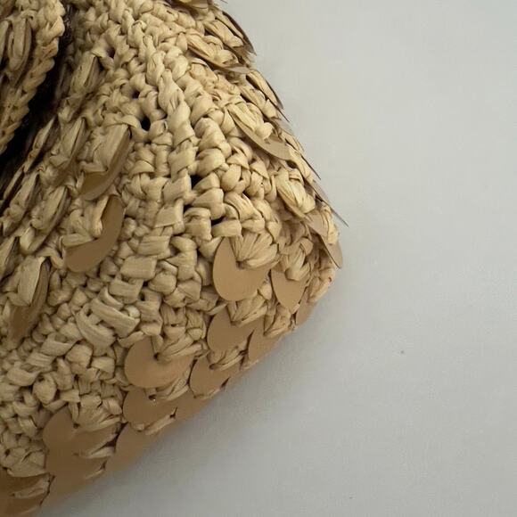 NWT! Fendi Raffia & Sequin Baguette - Picture 9 of 11